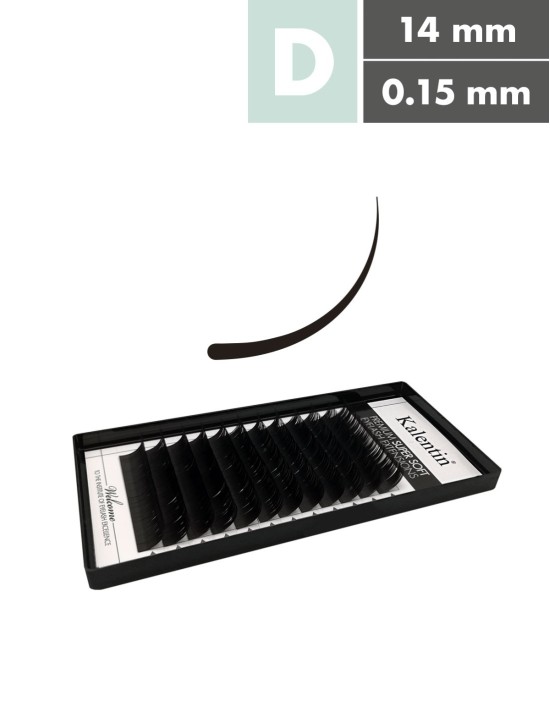 Extension ciglia D Ø0,15 - 14mm | Kalentin