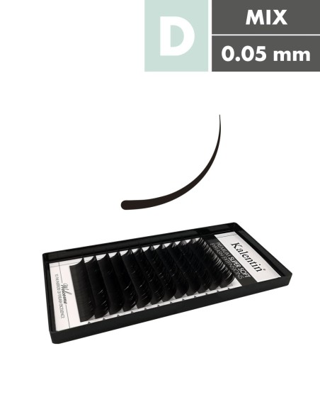 Extension ciglia D Ø0,05 - MIX | Kalentin