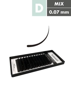 Extension ciglia D Ø0,07 - MIX | Kalentin