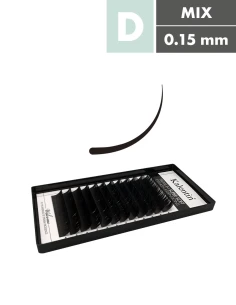 Extension ciglia D Ø0,15 - MIX | Kalentin