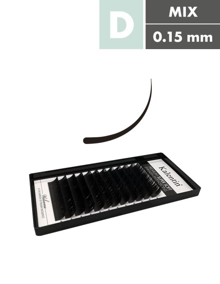 Extension ciglia D Ø0,15 - MIX | Kalentin