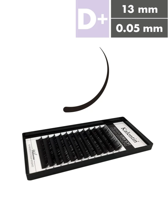 Extension ciglia D+ Ø0,05 - 13mm | Kalentin
