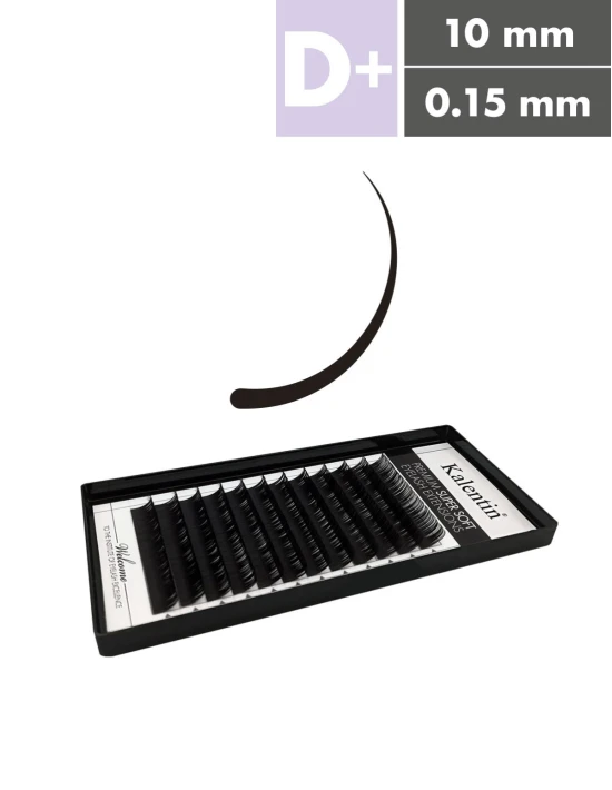 Extension ciglia D+ Ø0,15 - 10mm | Kalentin