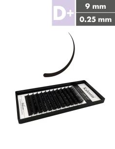 Extension ciglia D+ Ø0,25 - 9mm | Kalentin
