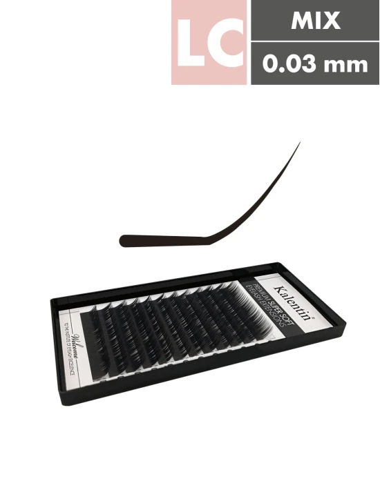Extension ciglia LC Ø0,03 - MIX | Kalentin