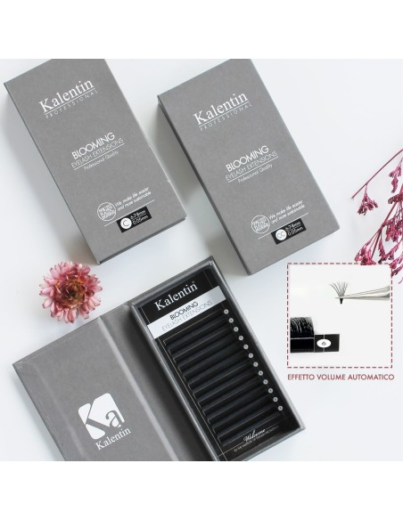 Extension Ciglia Blooming D Ø0,07 - 12-13mm | Kalentin cosmetici professionali