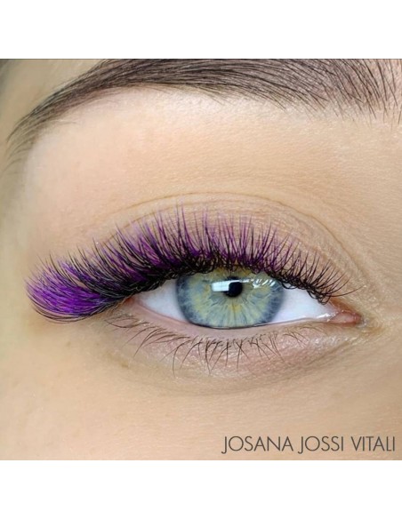 Extension ciglia colorate J Ø0,20 - 11mm  | Kalentin