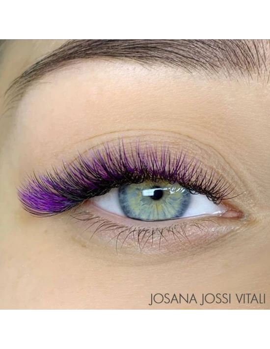 Extension ciglia colorate J Ø0,15 - 11mm  | Kalentin