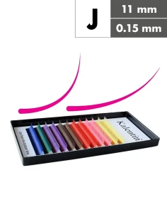 Extension ciglia colorate J Ø0,15 - 11mm  | Kalentin