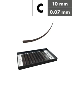 Extension ciglia marrone scuro C Ø0,07 - 10mm | Kalentin
