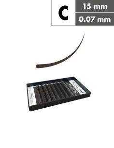 Extension ciglia marrone scuro C Ø0,07 - 15mm | Kalentin