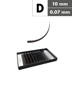 Extension ciglia marrone scuro D Ø0,07 - 10mm | Kalentin