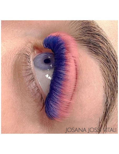 Extension ciglia blu C Ø0,10 - MIX | Kalentin