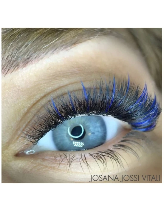 Extension ciglia blu D Ø0,10 - MIX | Kalentin