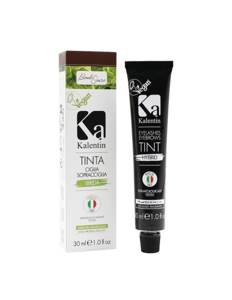 Tinta ibrida effetto henné per ciglia e sopracciglia biondo scuro | Kalentin cosmetici professionali