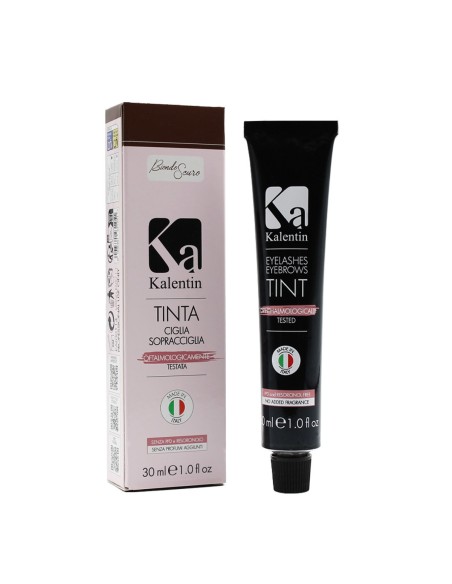 Tinta per ciglia e sopracciglia biondo scuro - 30ml | Kalentin