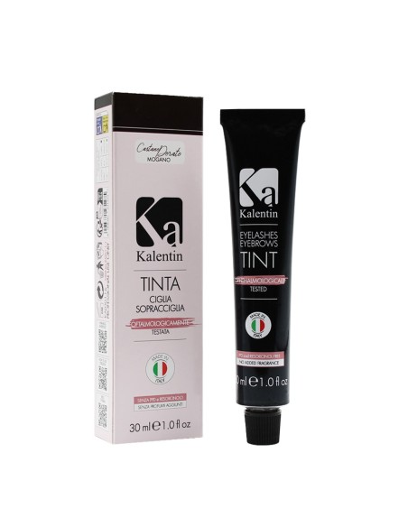 Tinta per ciglia e sopracciglia castano dorato mogano - 30ml | Kalentin