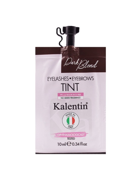 Tinta per ciglia e sopracciglia preattivata biondo scuro - 10ml | Kalentin
