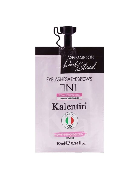Tinta per ciglia e sopracciglia preattivata biondo scuro cenere marrone - 10ml | Kalentin