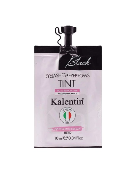 Tinta per ciglia e sopracciglia preattivata nero - 10ml| Kalentin