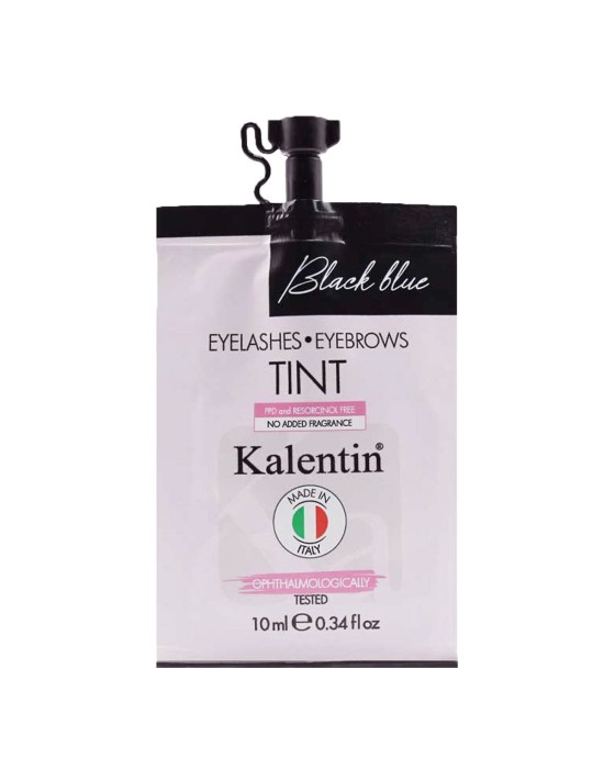 Tinta per ciglia e sopracciglia preattivata nero blu - 10ml | Kalentin