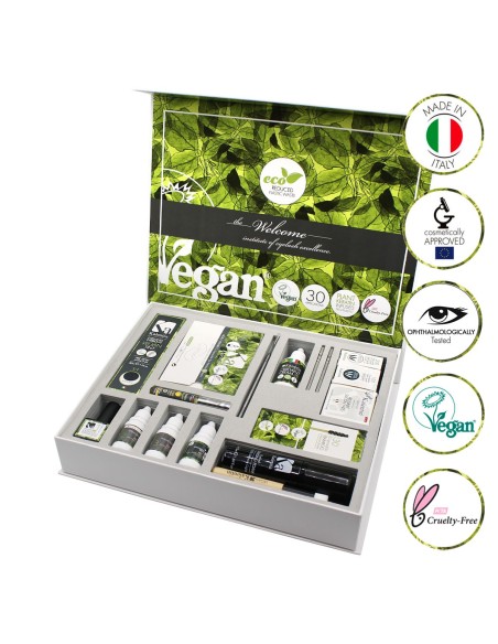 KIT VEGANO laminazione-tinta ciglia (30 applicazioni) | Kalentin cosmetici di qualità