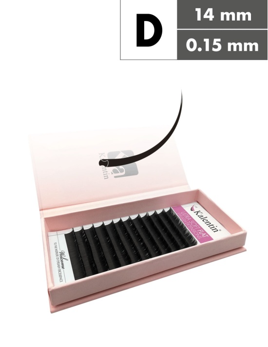 Extension Ciglia Flat D Ø0,15 - 14mm