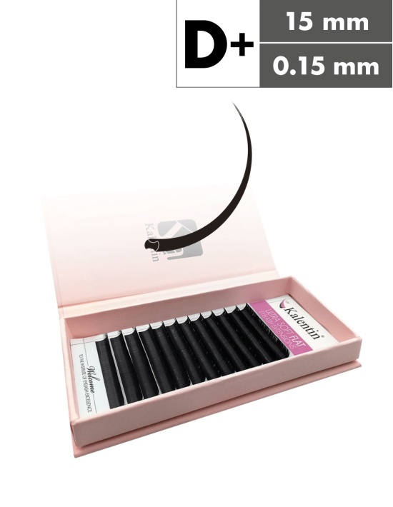 Extension Ciglia Flat D+ Ø0,15 - 15mm