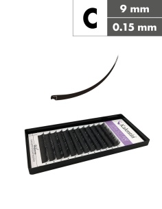 Extension Ciglia Semi-Flat C Ø0,15 - 9mm| Kalentin cosmetici