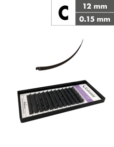 Extension Ciglia Semi-Flat C Ø0,15 - 12mm| Kalentin cosmetici