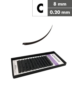 Extension Ciglia Semi-Flat C Ø0,20 - 8mm| Kalentin cosmetici