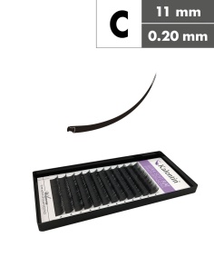 Extension Ciglia Semi-Flat C Ø0,20 - 11mm| Kalentin cosmetici