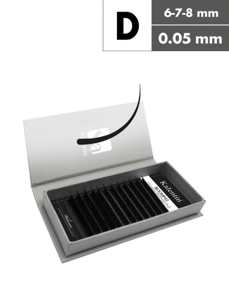 Extension Ciglia Blooming D Ø0,05 - 6-7-8mm | Kalentin cosmetici professionali