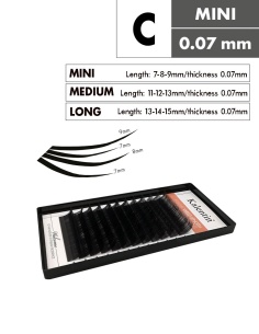 Extension Ciglia Vari C - MINI| Kalentin cosmetici professionali