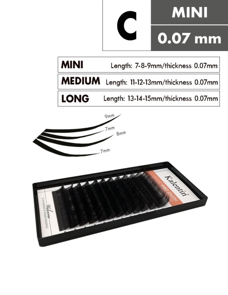 Extension Ciglia Vari C - MINI| Kalentin cosmetici professionali