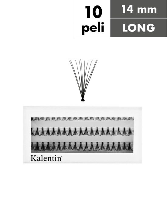 Ciuffetti ciglia nodo classico 10 peli - LONG| Kalentin cosmetici