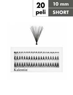 Ciuffetti ciglia nodo classico 20 peli - SHORT| Kalentin cosmetici