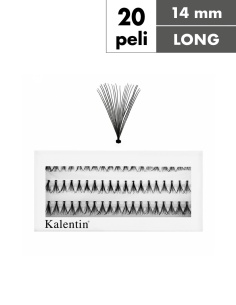Ciuffetti ciglia nodo classico 20 peli - LONG| Kalentin cosmetici