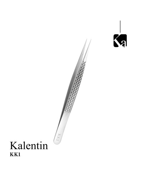 Pinza pro alta precisione 13,5 cm per ciglia - KK1 | Kalentin