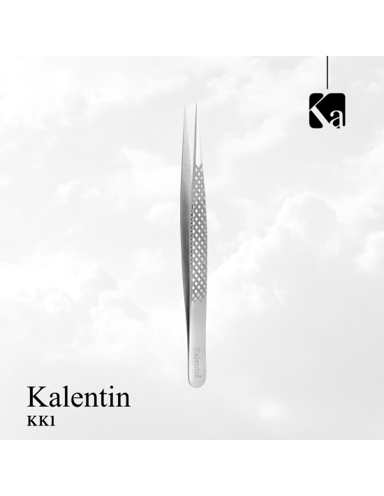 Pinza pro alta precisione 13,5 cm per ciglia - KK1 | Kalentin
