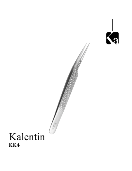 Pinza alta precisione 13 cm per ciglia - KK4 | Kalentin cosmetici