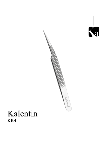 Pinza alta precisione 13 cm per ciglia - KK4 | Kalentin cosmetici