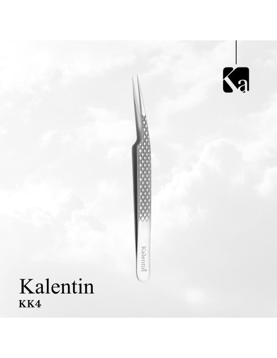 Pinza alta precisione 13 cm per ciglia - KK4 | Kalentin cosmetici