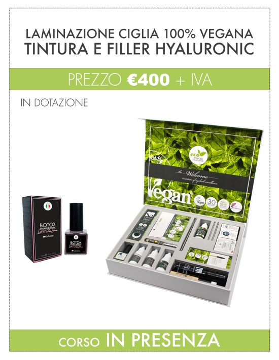 Corso laminazione vegana| KIT+tintura+botox | Kalentin corsi pro