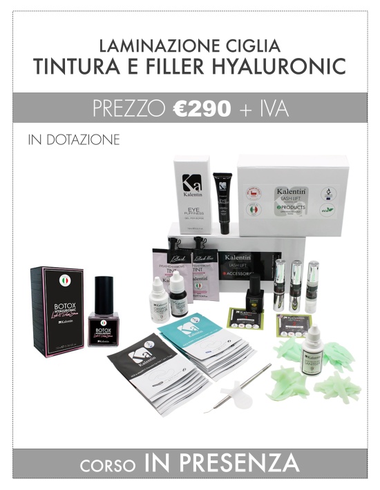 Corso laminazione e tinta ciglia + KIT | Kalentin corsi pro