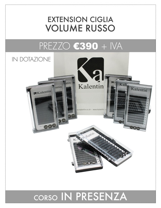Corso extension ciglia volume russo | Kalentin corsi pro