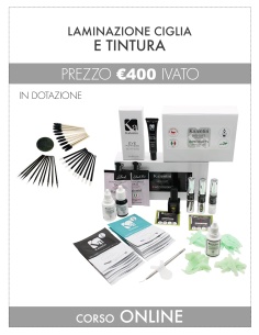 Corso ONLINE laminazione ciglia + tintura | Kalentin corsi pro