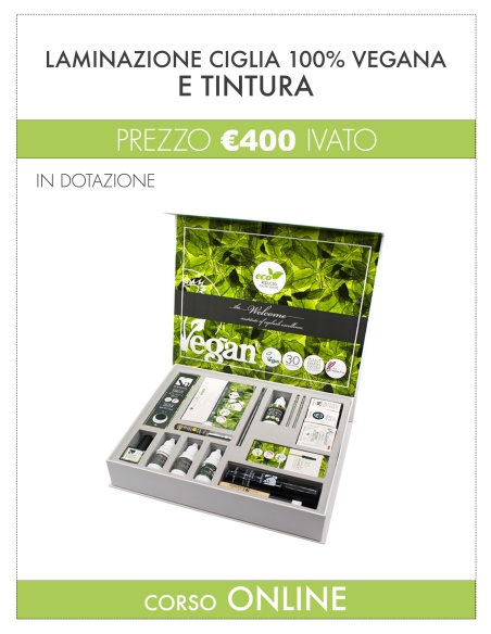 Corso ONLINE laminazione ciglia VEGANA + tintura | Kalentin corsi pro