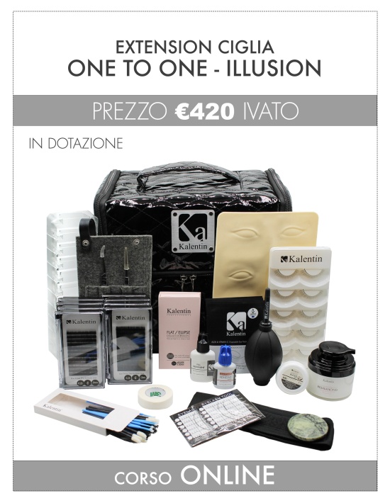Corso extension ciglia metodo one to one | Kalentin corsi pro