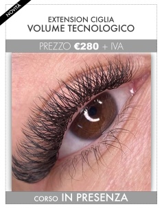 IN PRESENZA - Corso extension ciglia volume tecnologico | Kalentin corsi professionali
